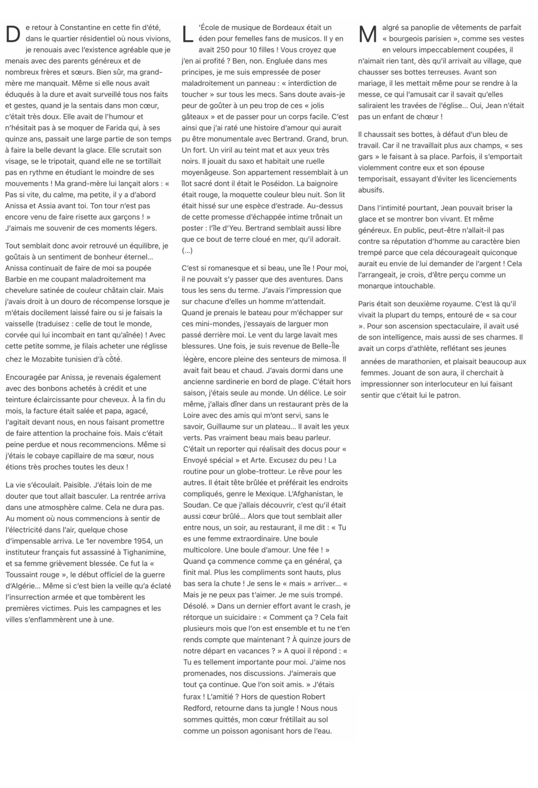 Conseil littéraire accompagnement pour écrire son roman